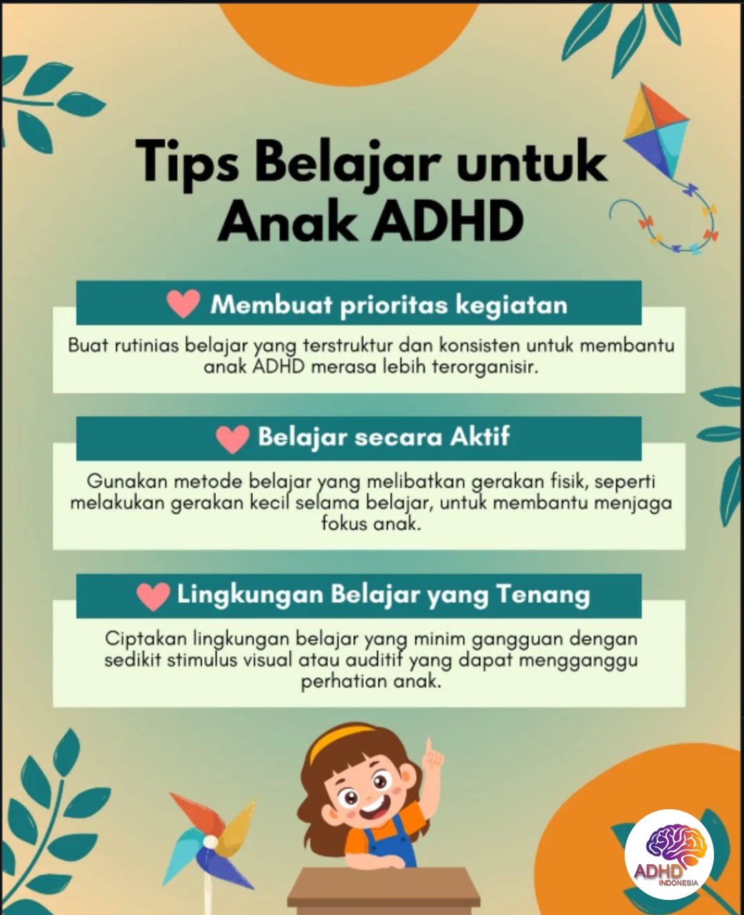 Strategi Belajar yang Cocok untuk Anak ADHD di Kabupaten Pesisir Selatan
